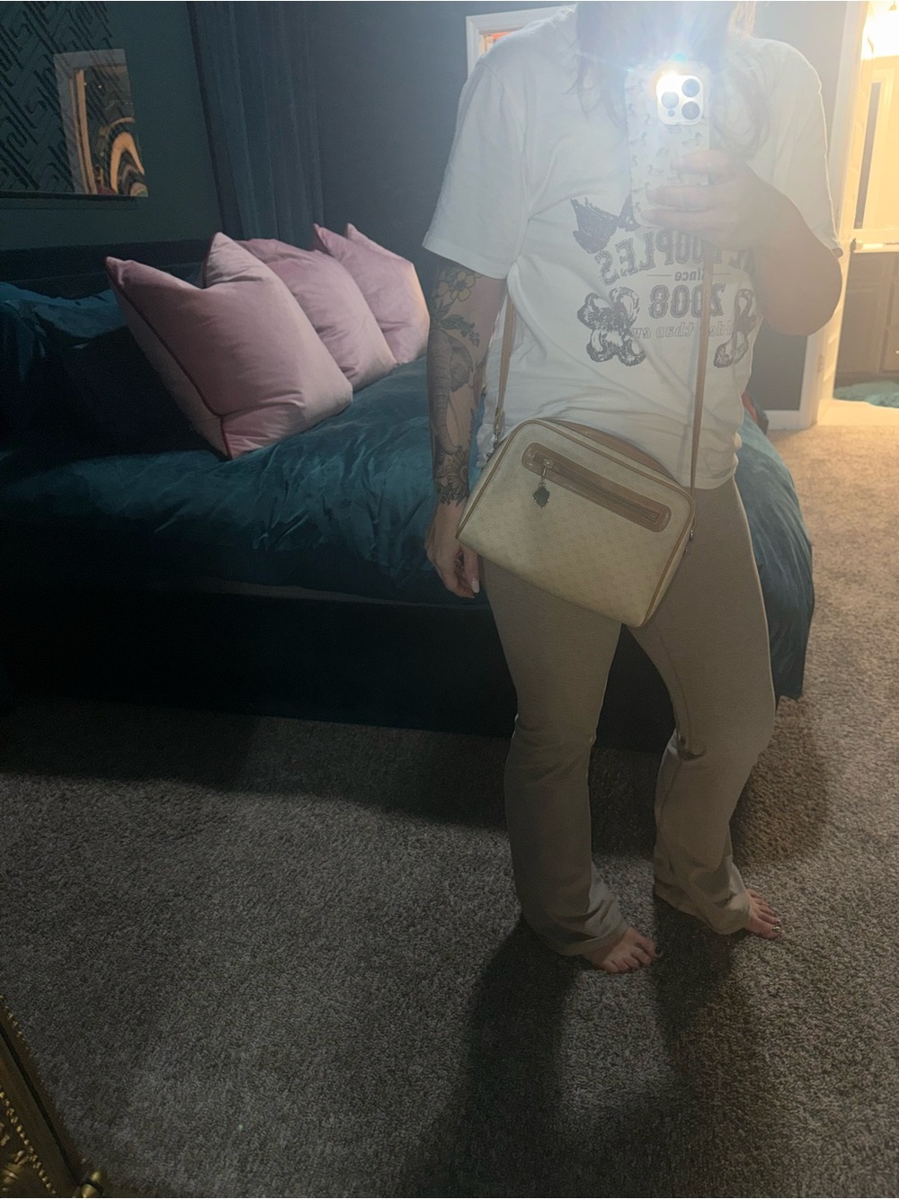 1980s Gucci Micro GG Vintage Crossbody - Picture 7 of 11